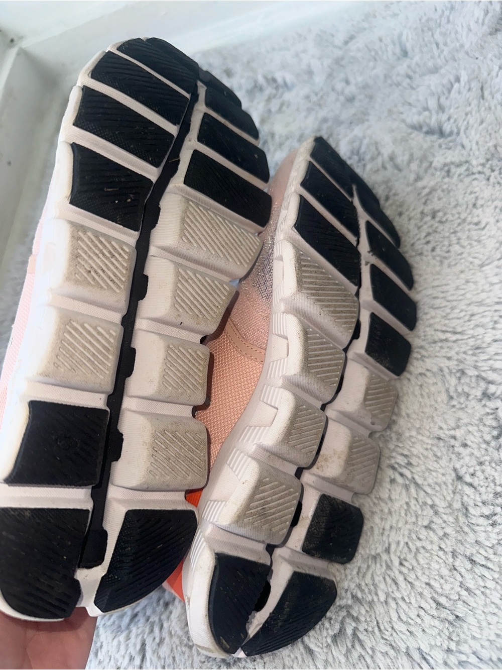 On Running Women's Pink and Black Athletic Shoes - Picture 2 of 3